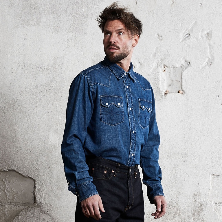 Roper shirt Mid wash